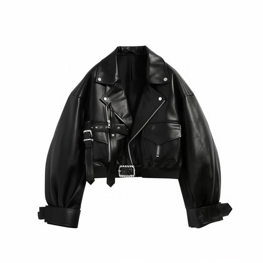 Rock™ - Giacca pelle elegante